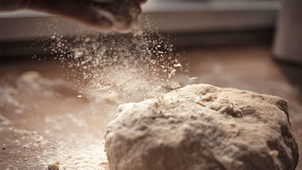 Preparing leavened bread dough