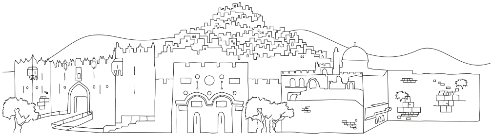 City of Jerusalem - Continuous Line Drawing